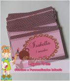 Rótulo para marmitinha - Ursinhas marrom e rosa