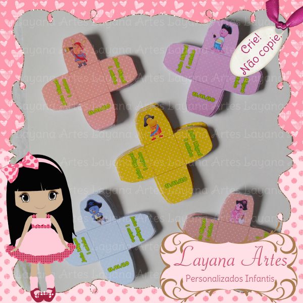 Forminha Personalizada - Backyardigans Piratas